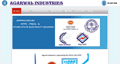 Desktop Screenshot of agarwalindustries.com